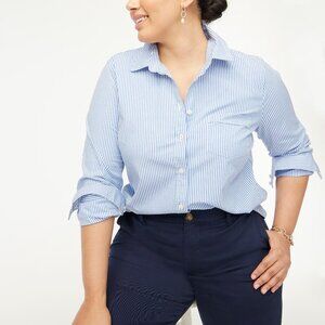 J. Crew Button-up cotton poplin shirt in signature fit